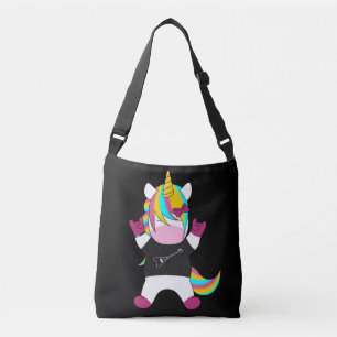 Metal Unicorn Crossbody Bag