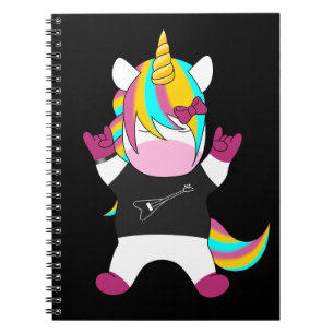 Metal Unicorn Notebook
