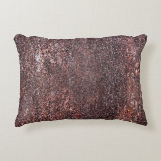 Metal vintage texture with scratches and cracksabs accent pillow