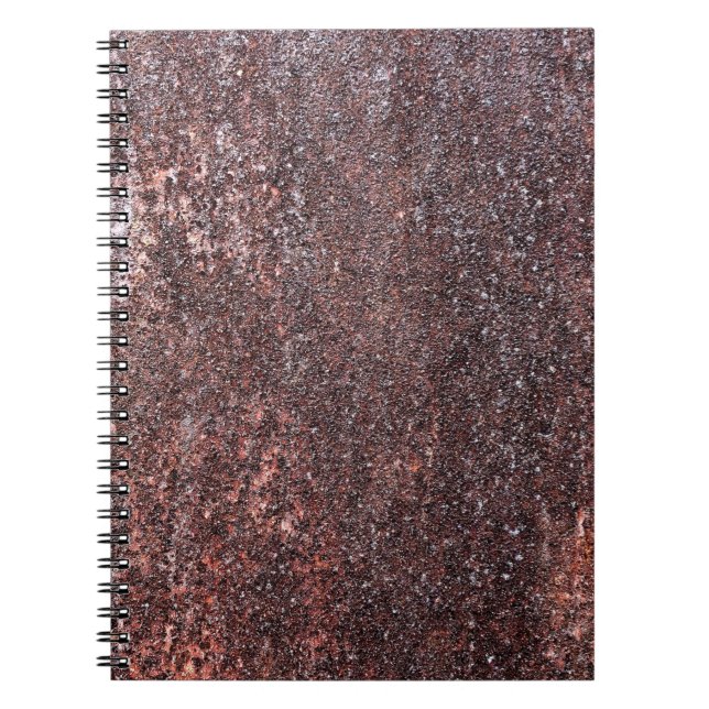 Metal vintage texture with scratches and cracksabs notebook (Front)