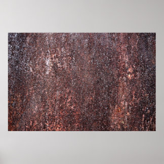 Metal vintage texture with scratches and cracksabs poster