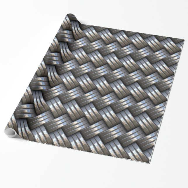 Metal Weave 5A-5B Image Options Wrapping Paper (Unrolled)