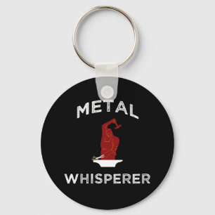 Metal Whisperer. Funny Blacksmithing Metalworking Keychain