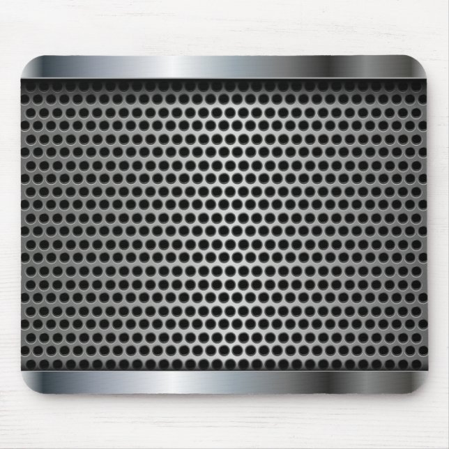 metal with holes mouse pad (Front)