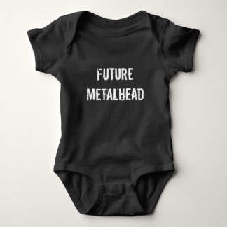 Metalhead baby outfit bodysuit