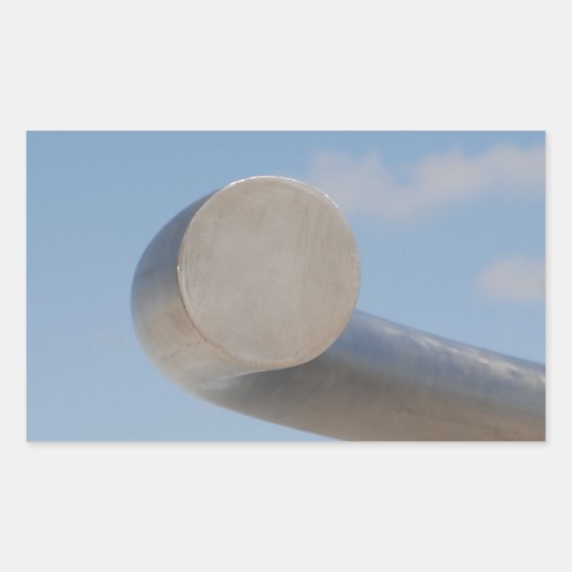 Metalic Blue Skies Sticker (Front)