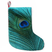 Metallic Aqua Blue Peacock