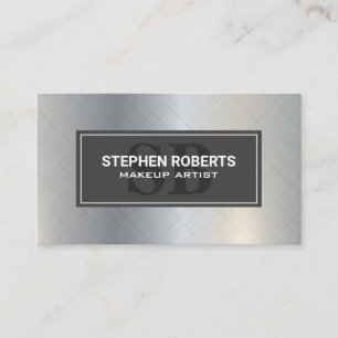 Metallic Background Appointment Card