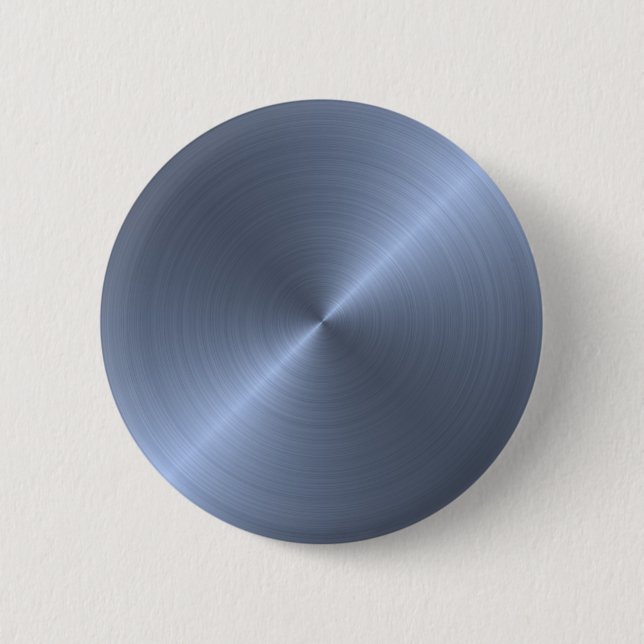 Metallic Blue 2 Inch Round Button (Front)