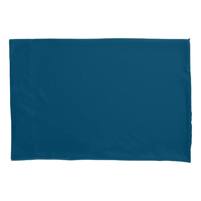 Metallic Blue,Slate Blue,Smalt Blue, Pillowcase (Front)
