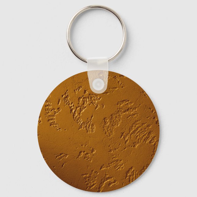 Metallic Bronze Keychain (Front)