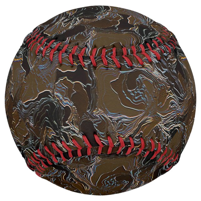 Metallic Brown Camouflage   Softball (Front)