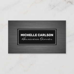 Metallic Brushed Business Card