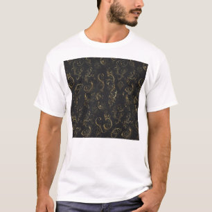 Metallic Calligraphy T-Shirt