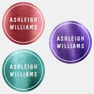 Metallic Chic Sparkle Personalized Name Girly