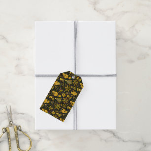 Metallic Christmas Collage Gift Tags