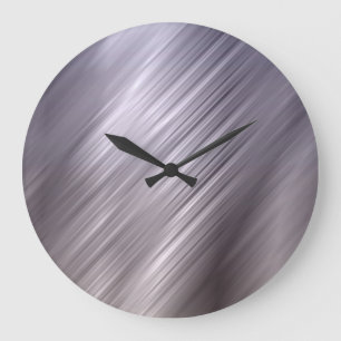 Metallic clock