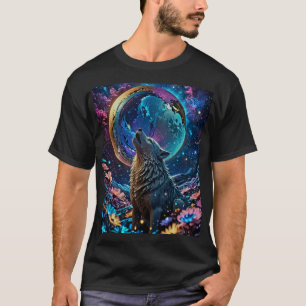 Metallic Colours Wolf T-Shirt