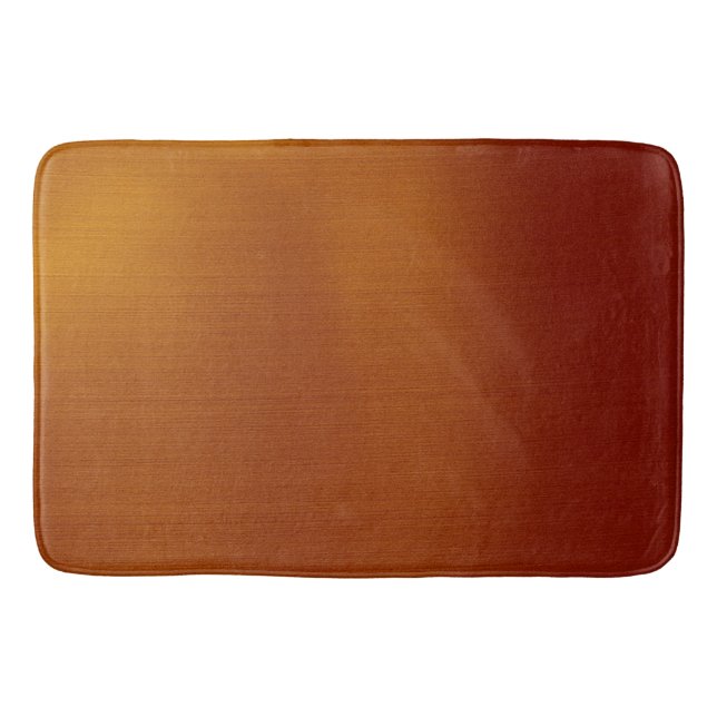 Metallic Copper Bath Mat (Front)
