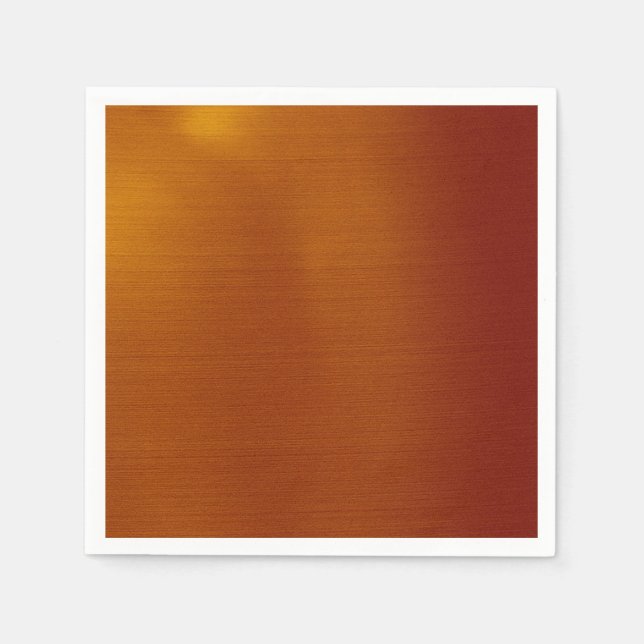 Metallic Copper Napkin (Front)