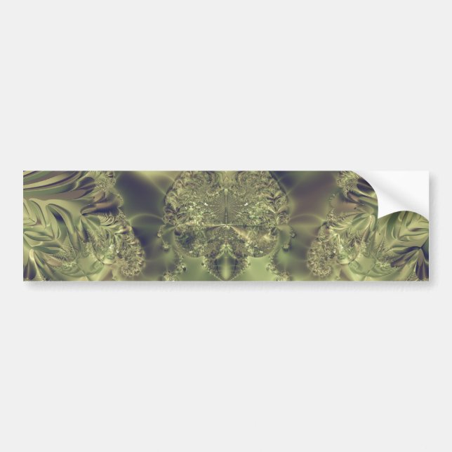 Metallic Curtain Bumper Sticker (Front)