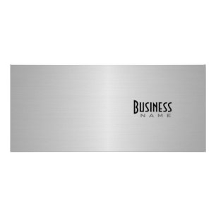 Metallic Design Rack Card