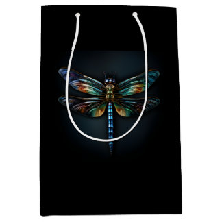 Metallic Dragonfly shirt Medium Gift Bag