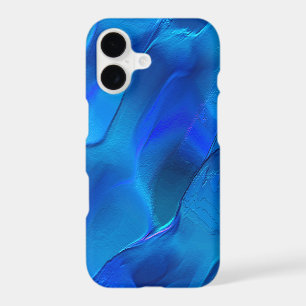 Metallic dunes in vivid blue colour