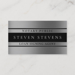 Metallic elegant stylish business card