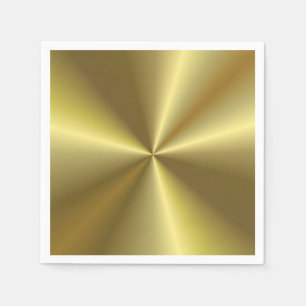 Metallic Faux Gold Look Elegant Blank Template Napkin