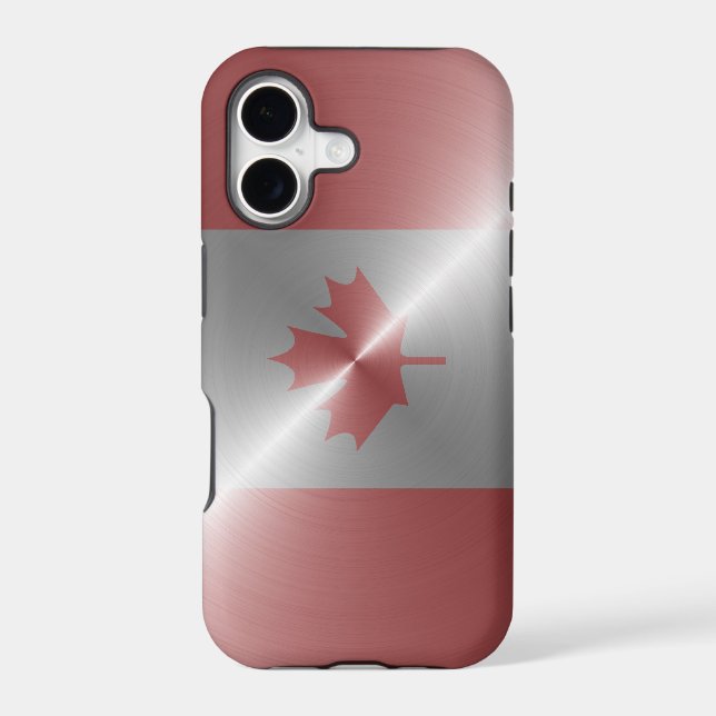 Metallic Flag Of Canada (Back)