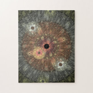 Metallic Flame Fractal Jigsaw Puzzle