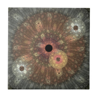 Metallic Flame Fractal Tile