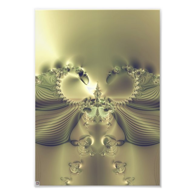 Metallic Flower Photo Print (Front)