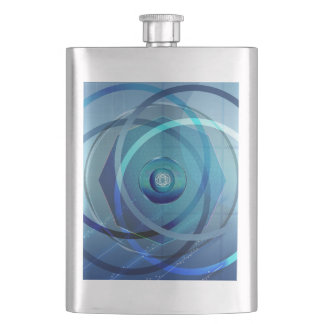 Metallic Flower - Zippo Lighter Hip Flask