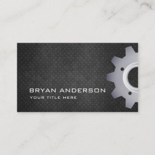 Metallic - Gears Mechanic Business Card