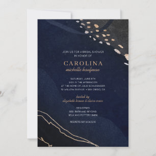 Metallic Geode Bridal Shower Invitation