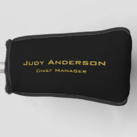 Metallic Gold & Black Professional Modern Elegant