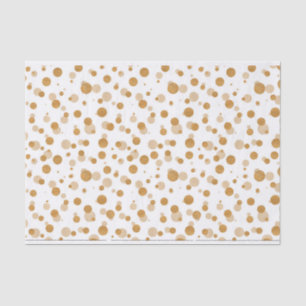 Metallic Gold Dots Christmas Tissue Paper