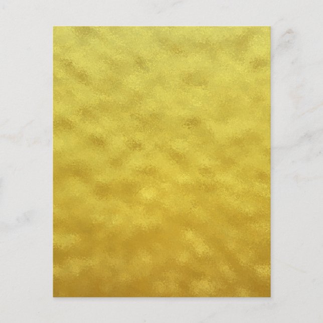 Metallic Gold Foil Scrapbook Paper (Front)
