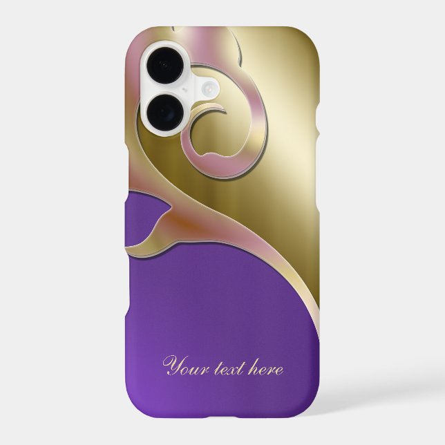 Metallic Gold purple (Back)