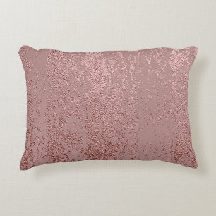 Metallic gold texture, rose quartz. accent pillow
