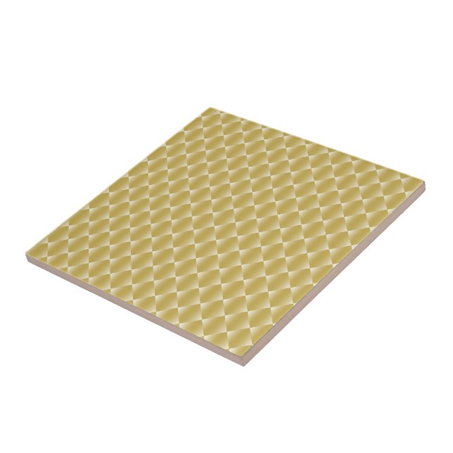 Metallic Gold tiled Ceramic Tile (Side)
