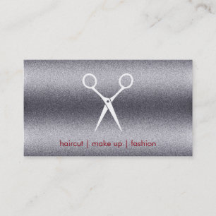 Metallic Grain   Shears Business Card