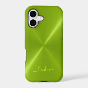 Metallic Green Stainless Steel Metal Look