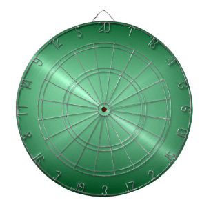 Metallic Green Stainless Steel Metal Look Dartboard