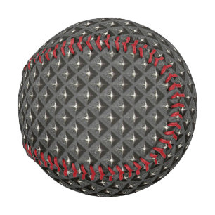 Metallic Industrial Style Background Customizable Baseball