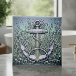 Metallic Iridescent Anchor ID1223 Tile