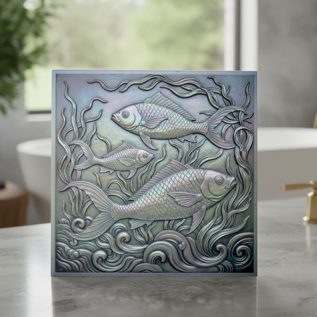 Metallic Iridescent Fish ID1223 Tile (Creator Uploaded)