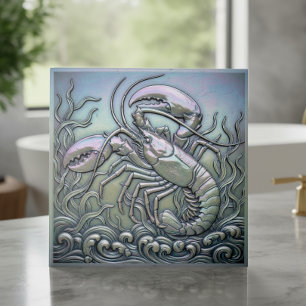 Metallic Iridescent Lobster ID1223 Tile